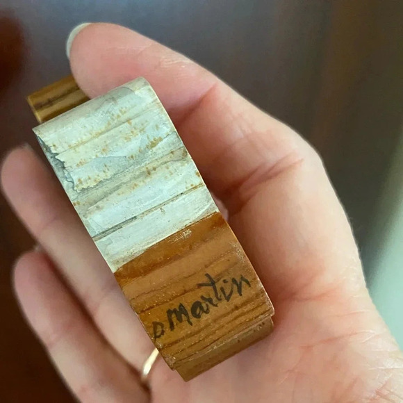 Lot of 4 Folk Art Hand Painted Bear & Duck Wood Decor Artist Signed D. Martin - Picture 5 of 12